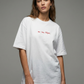 White t-shirt "θα σαι Πάρο;"