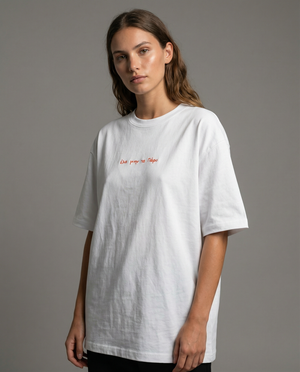 White T-shirt "Έλα μην τα Πάρο"