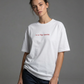 White t-shirt "να σε Πάρο αγκαλιά;"